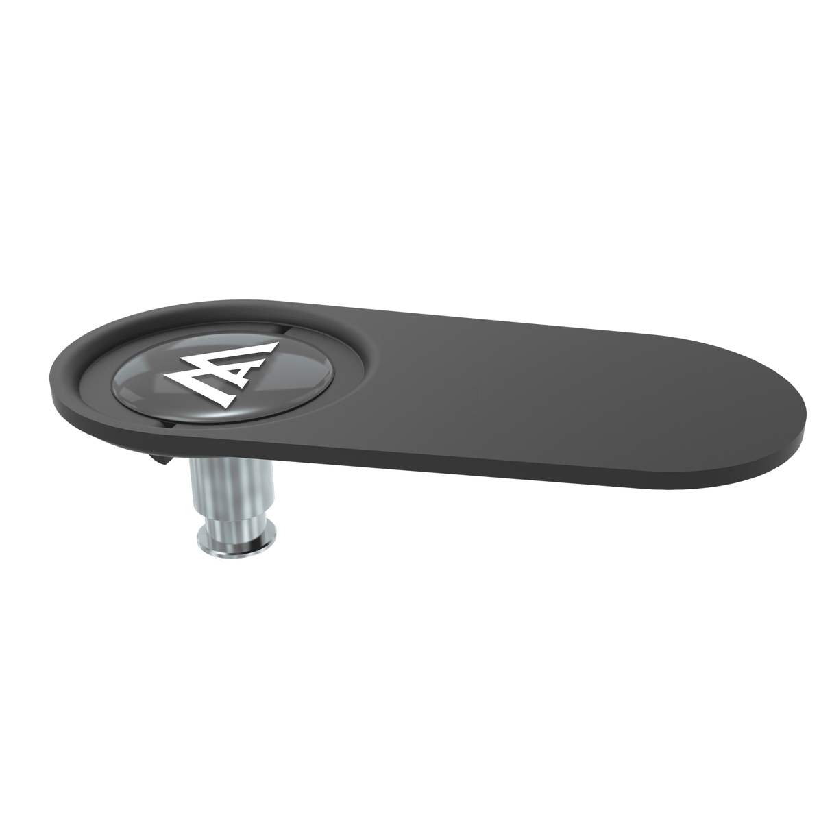 Schwarze Magnetplatte Big Max QF mit silbernem Befestigungsstift für Golfzubehör.