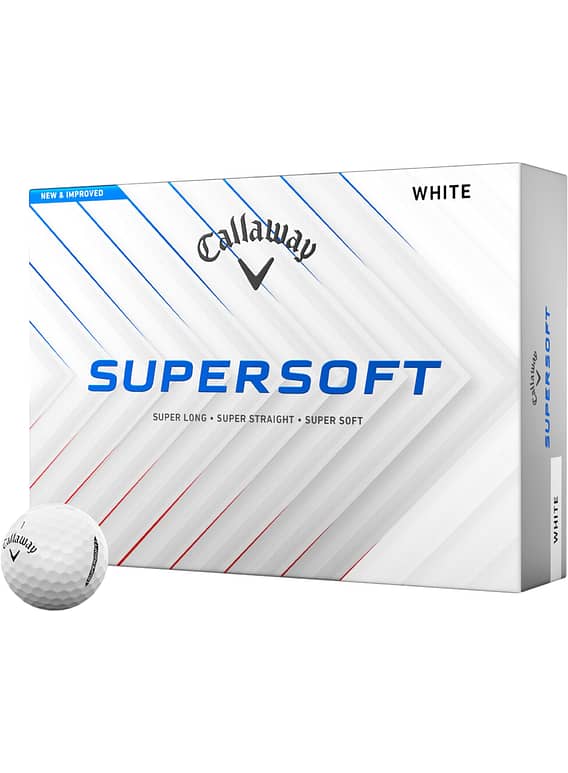 Callaway Supersoft Golfbälle - weiß - 12er Pack Golfbälle Callaway