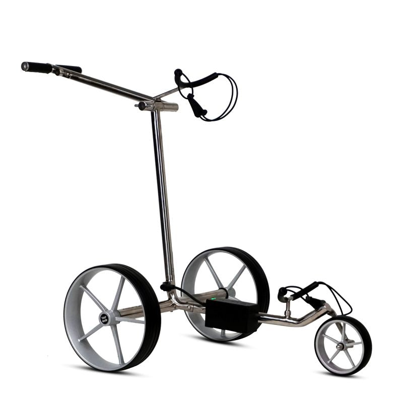 Haicaddy® HC9 Elektrocaddy - Edelstahl poliert Golftrolley Elektrisch Tourmade