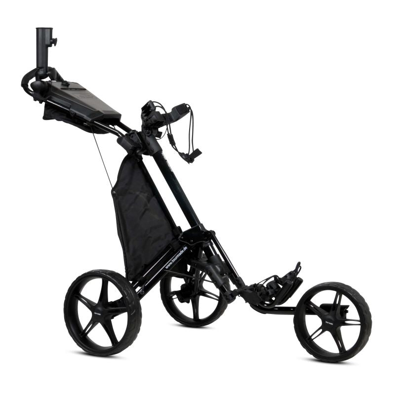 Tour Made 140 Quickfold Push Golftrolley Golftrolley Tourmade Schwarz7Schwarz