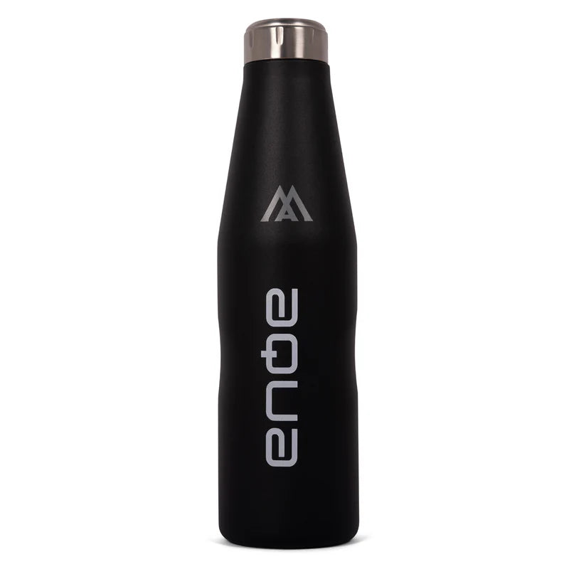 AQUA Bottle - Stainless Steel Big Max Black