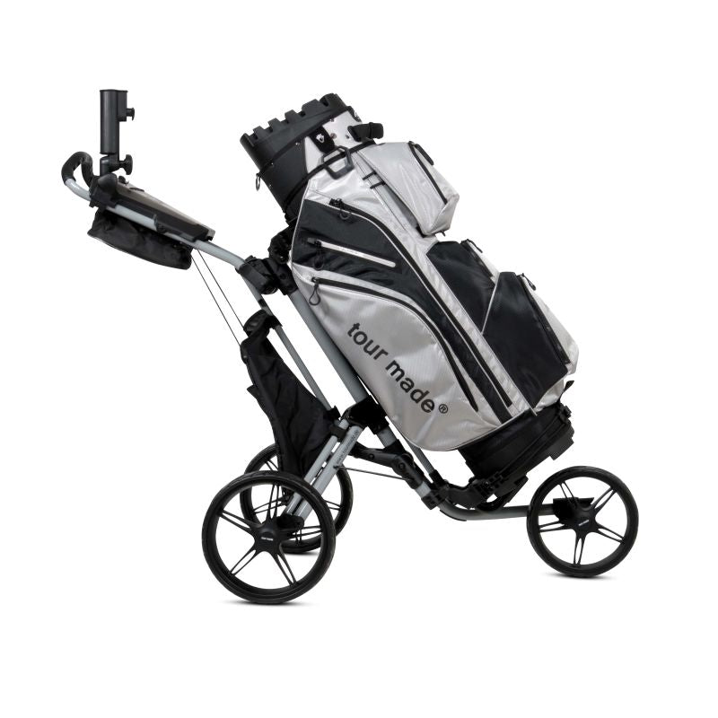 Tour Made 140 Quickfold Push Golftrolley Golftrolley Tourmade