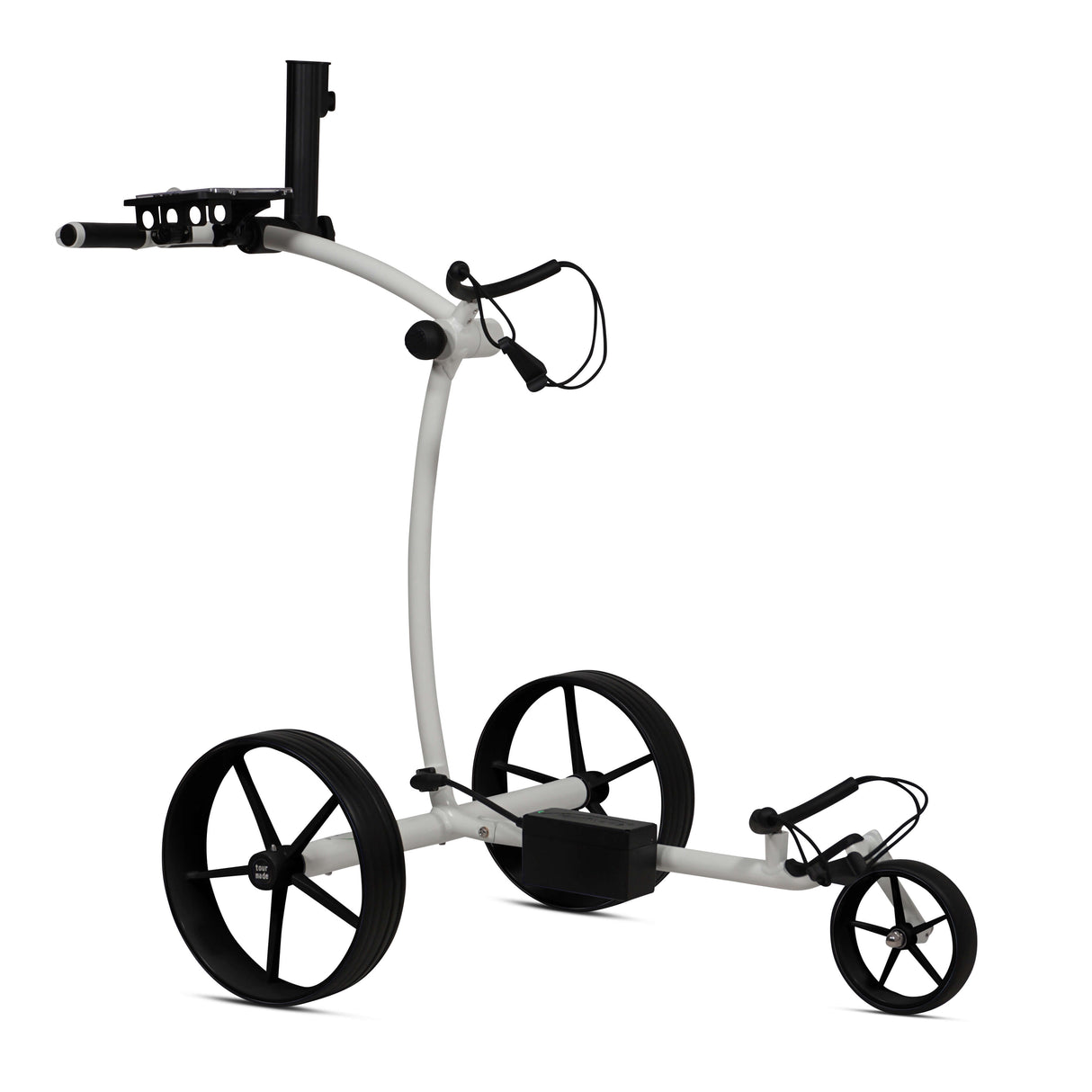 Tour Made RT-670S - Weiß Golftrolley Elektrisch Tourmade Schwarz