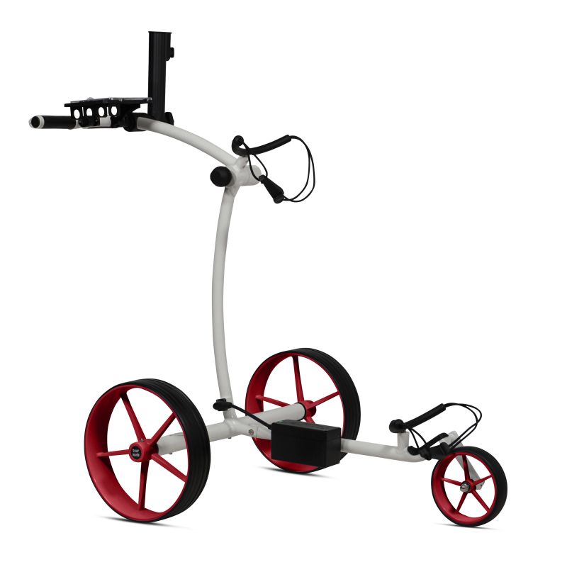 Tour Made RT-670S - Weiß Golftrolley Elektrisch Tourmade Rot