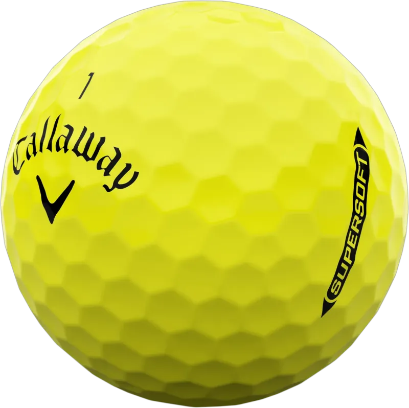 Callaway Supersoft Golfbälle - gelb - 12er Pack Golfbälle Callaway