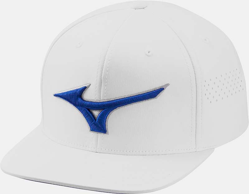 Mizuno Tour Flat Snapback Golf Hut - 3er Pack Mizuno Golf Weiß Einheitsgröße