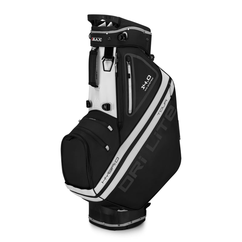 Big Max Dri Lite Hybrid Tour 2 Standbag + Cartbag Cartbags Big Max Black-Off White