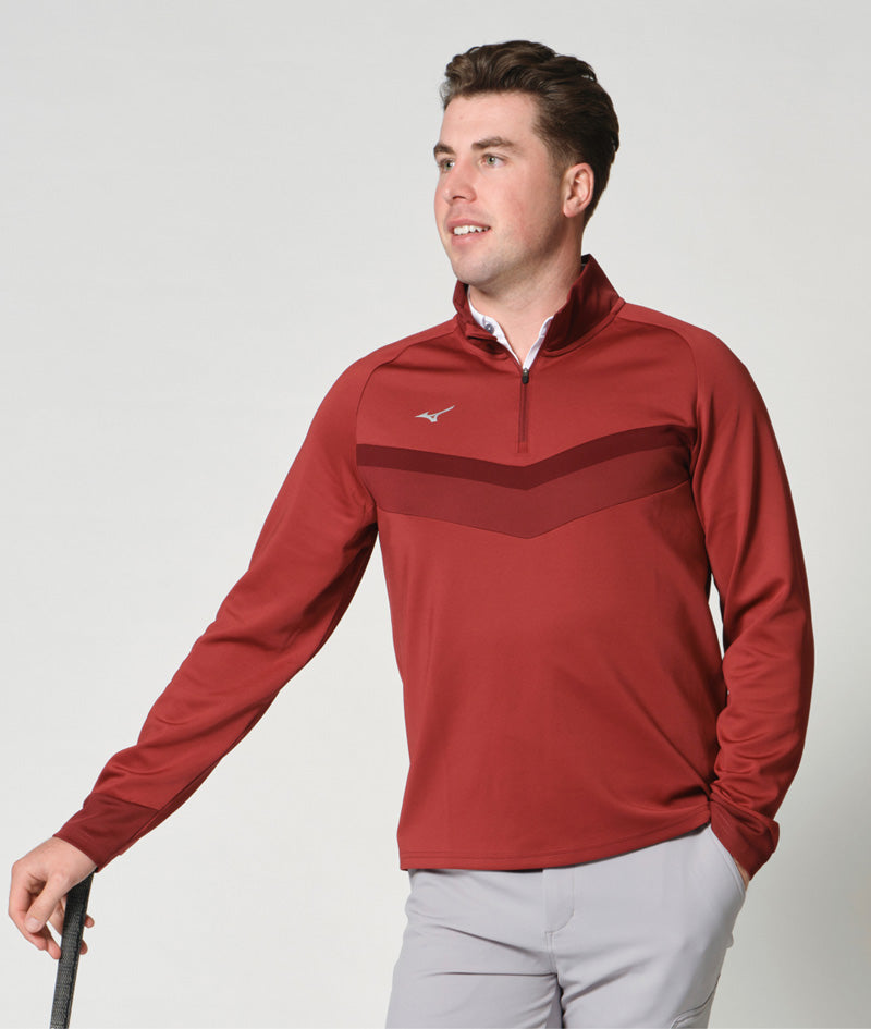 Mizuno V Streifen 1/4 Reißverschluss Mizuno Golf