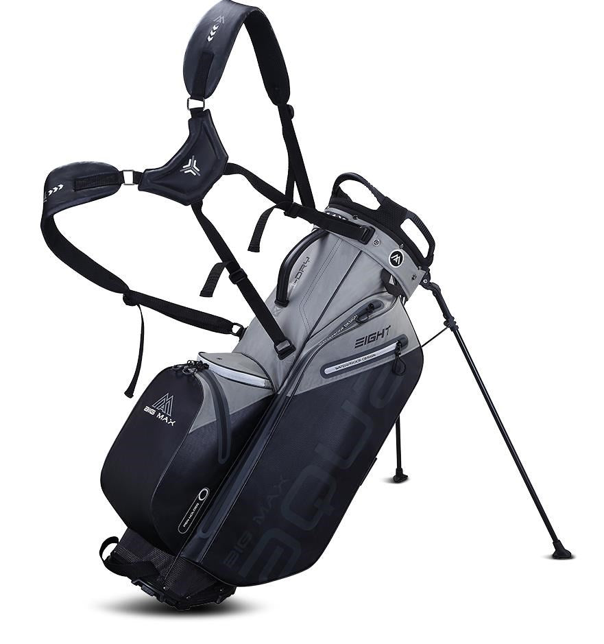 Big Max Aqua Eight G Standbag Carrybag Big Max Grau-Schwarz