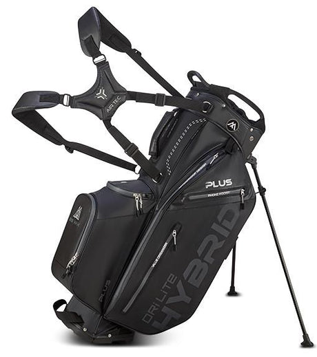 Big Max Dri Lite Hybrid Plus Standbag + Cartbag Carrybag Big Max Black