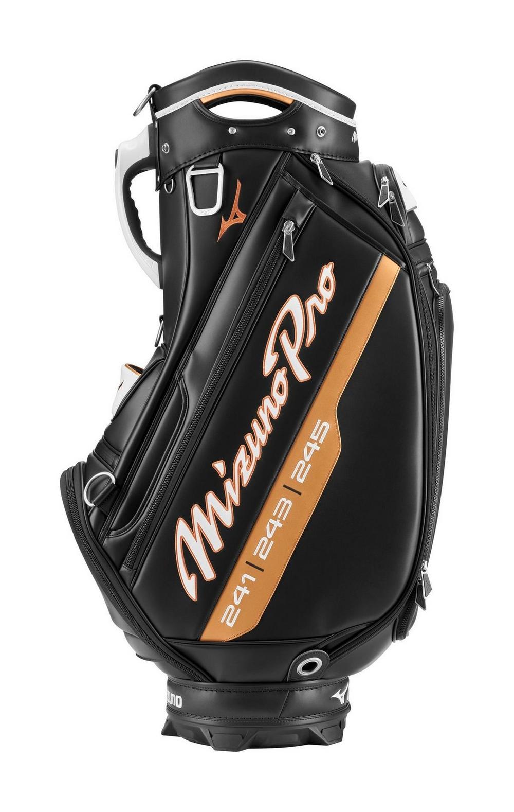 Mizuno Pro Tour Staff Golf Bag Tourbags Mizuno Golf Schwarz-Kupfer (9075)