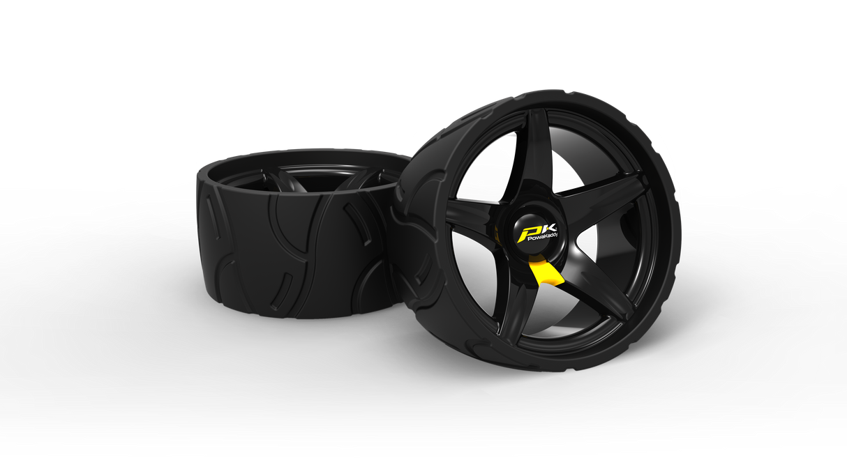 PowaKaddy Low Profile Wide Wheels FW, C2 FX & CT PowaKaddy