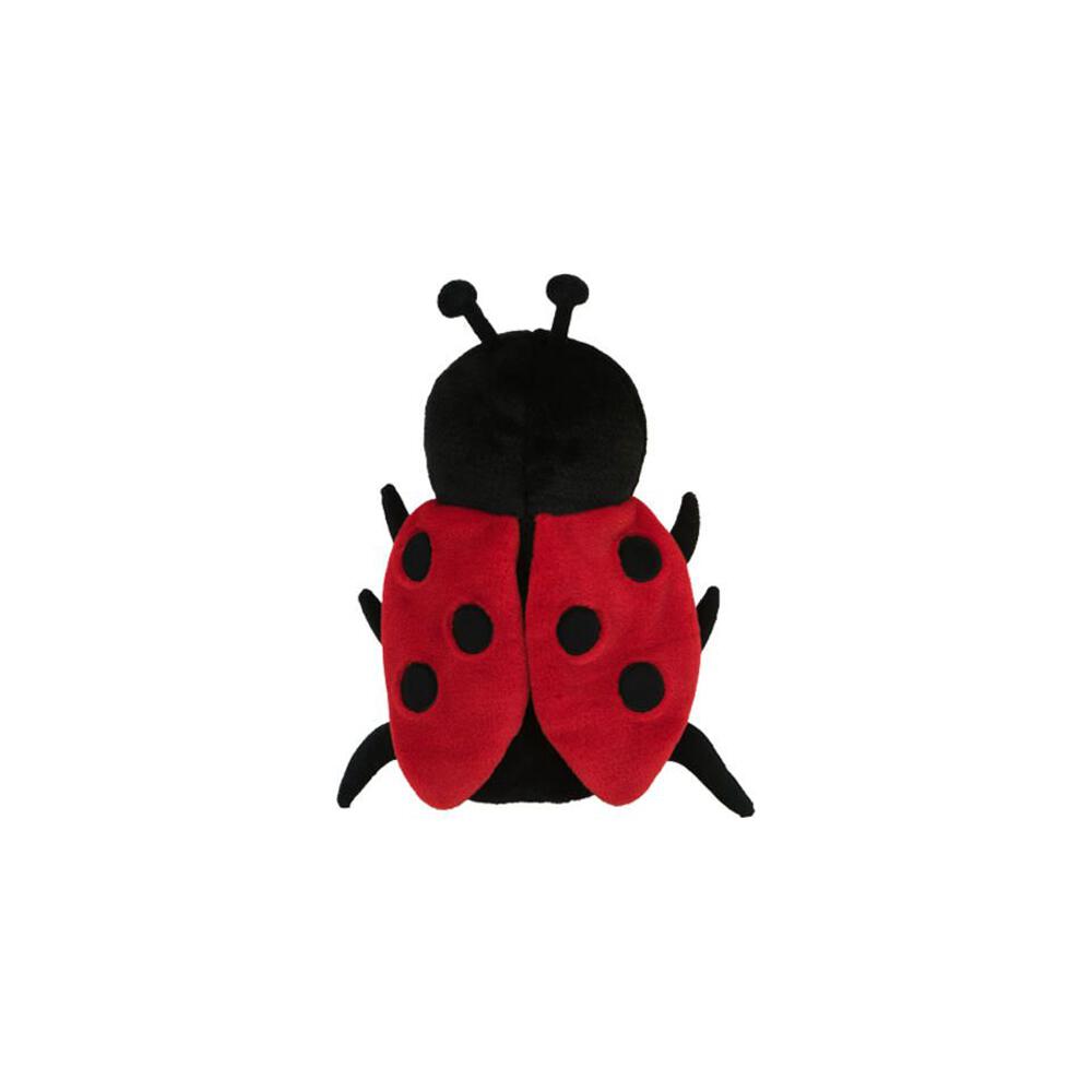 Golf-Schlägerhaube in Form eines Marienkäfers in Rot und Schwarz mit schwarzen Punkten.