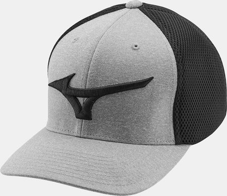 Mizuno Fitted Meshback Kappe  Mizuno Golf Schwarz Einheitsgröße