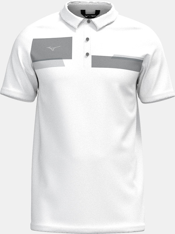 Mizuno Interlock Polo Mizuno Golf Weiß S