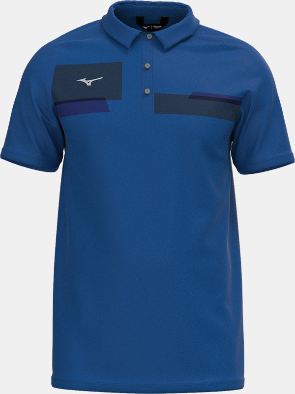 Mizuno Interlock Polo Mizuno Golf Blau S