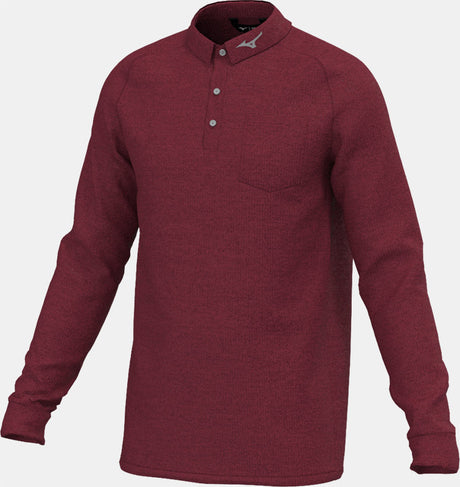 Mizuno Melange L/S Polo  Mizuno Golf