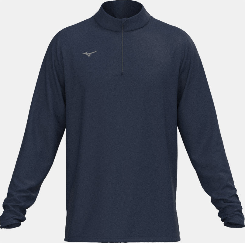 Mizuno Tropfen 1/4 Reißverschluss Mizuno Golf Marineblau S