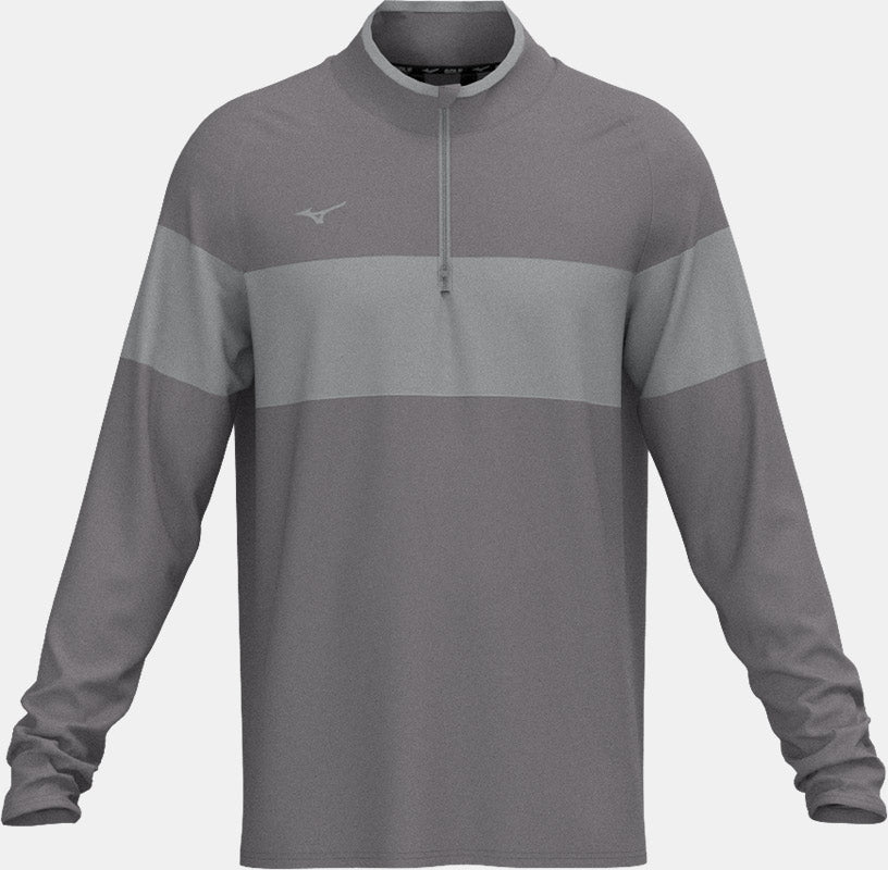 Mizuno Link 1/4 Reißverschluss Mizuno Golf Anthrazit S