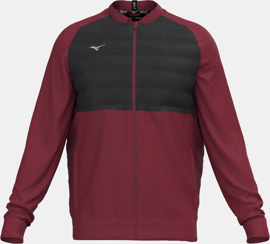 Mizuno Hybrid Bomber Jacket  Mizuno Golf Burgunderrot S