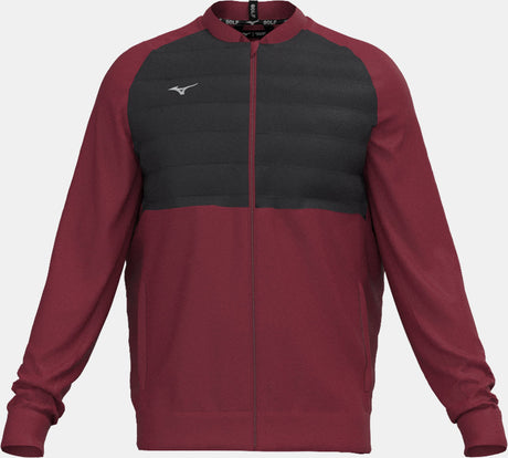 Mizuno Hybrid Bomber Jacket  Mizuno Golf Burgunderrot S