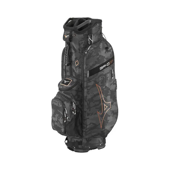 Mizuno BR-D3 Cart Bag Cartbags Mizuno Golf Black Camo/Copper