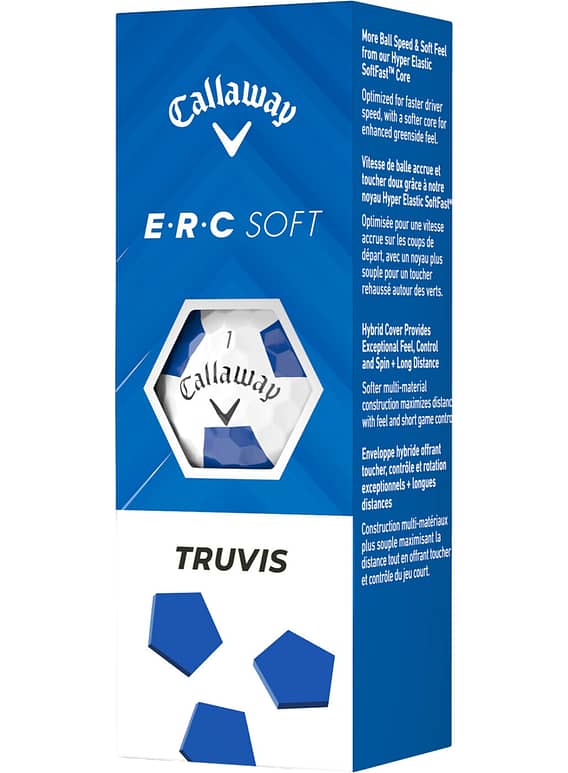 Callaway ERC Soft Truvis Golfbälle - blau - 12er Pack Golfbälle Callaway