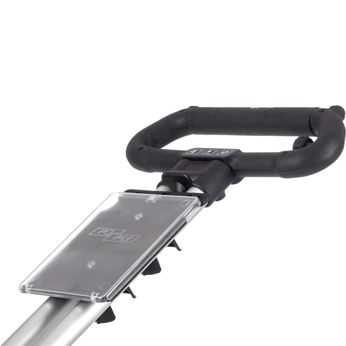 Schwarzer Flat Cat Scorekarten-Halter mit Ballhalter, Kunststoff und stabilem Griff.