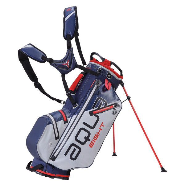 Big Max Aqua Eight Standbag Carrybag Big Max silver-navy-red