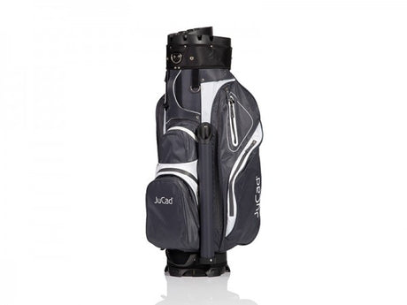 JuCad Manager Aquata Cartbag Cartbags Jucad Golf grau-weiß Arial rot