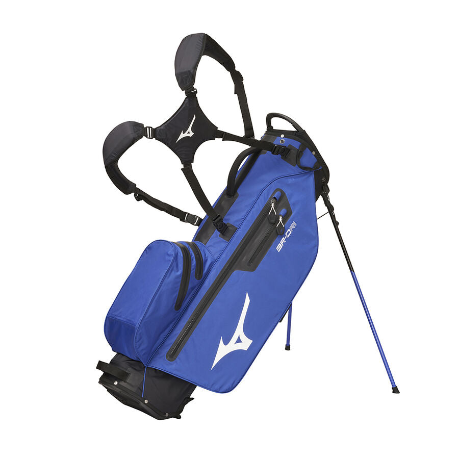 Mizuno BR-DRI Stand Bag Carrybag Mizuno Golf Marineblau/Weiß Einheitsgröße