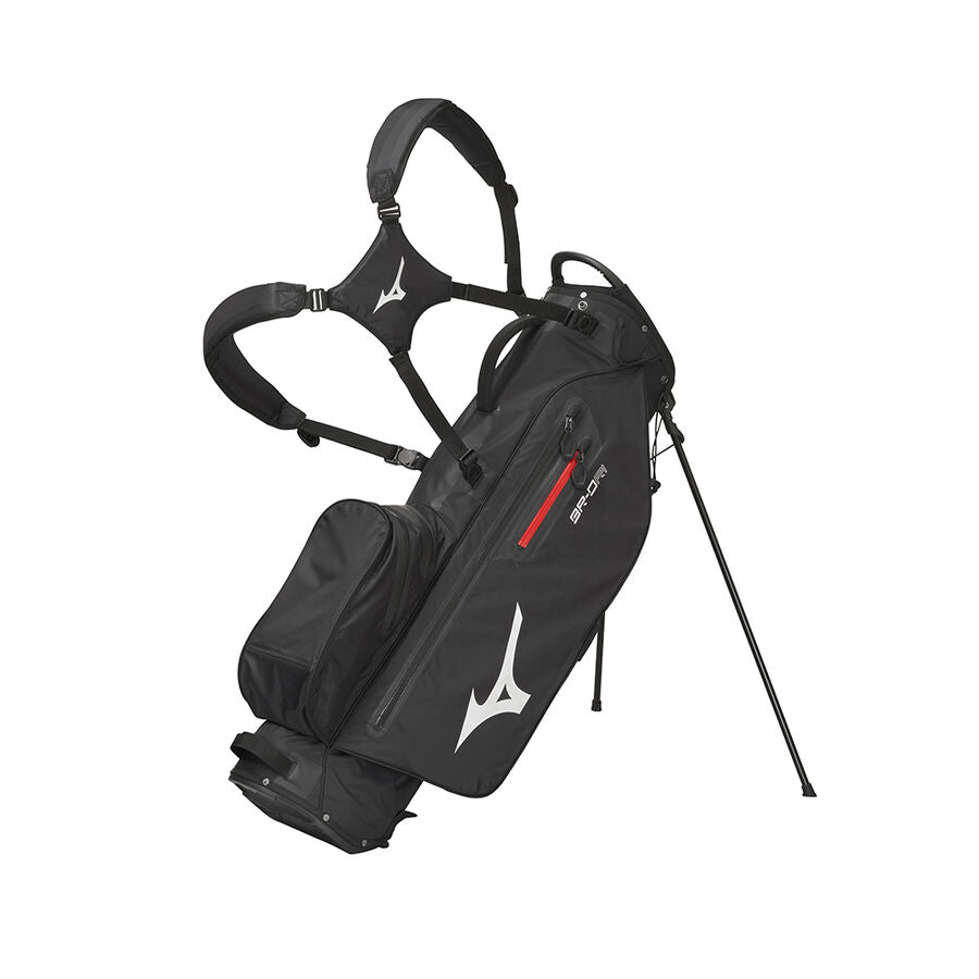 Mizuno BR-DRI Stand Bag Carrybag Mizuno Golf Schwarz Einheitsgröße