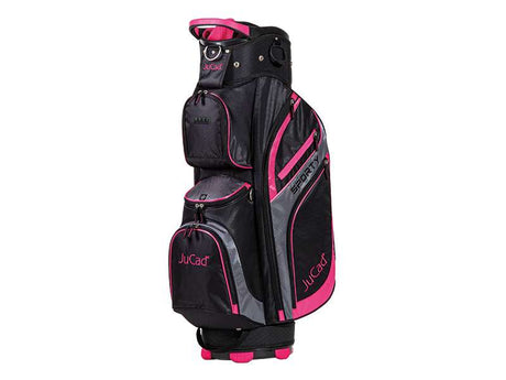 JuCad Sporty Cartbag Cartbags Jucad Golf schwarz-pink Arial rot