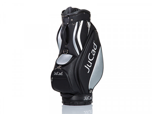 JuCad Pro Tourbag Tourbags Jucad Golf schwarz-silber Arial Weiß