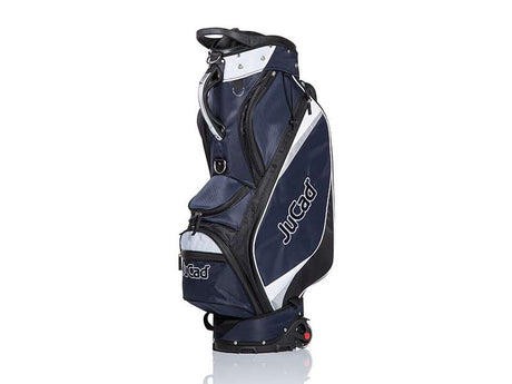 JuCad to roll Cartbag Cartbags Jucad Golf dunkelblau-weiß Arial rot
