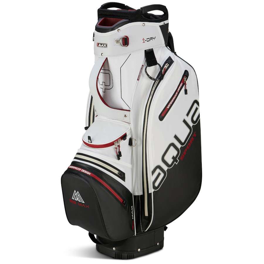 Big Max Aqua Sport 4 Cartbag Cartbags Big Max Off White-Black-Merlot