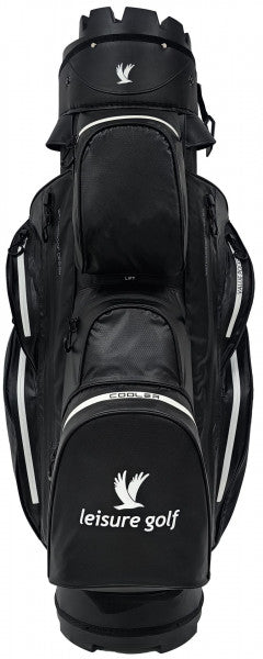 Leisure Golf Watersafe Organizer Cartbag schwarz/weiß Cartbags Leisure Golf