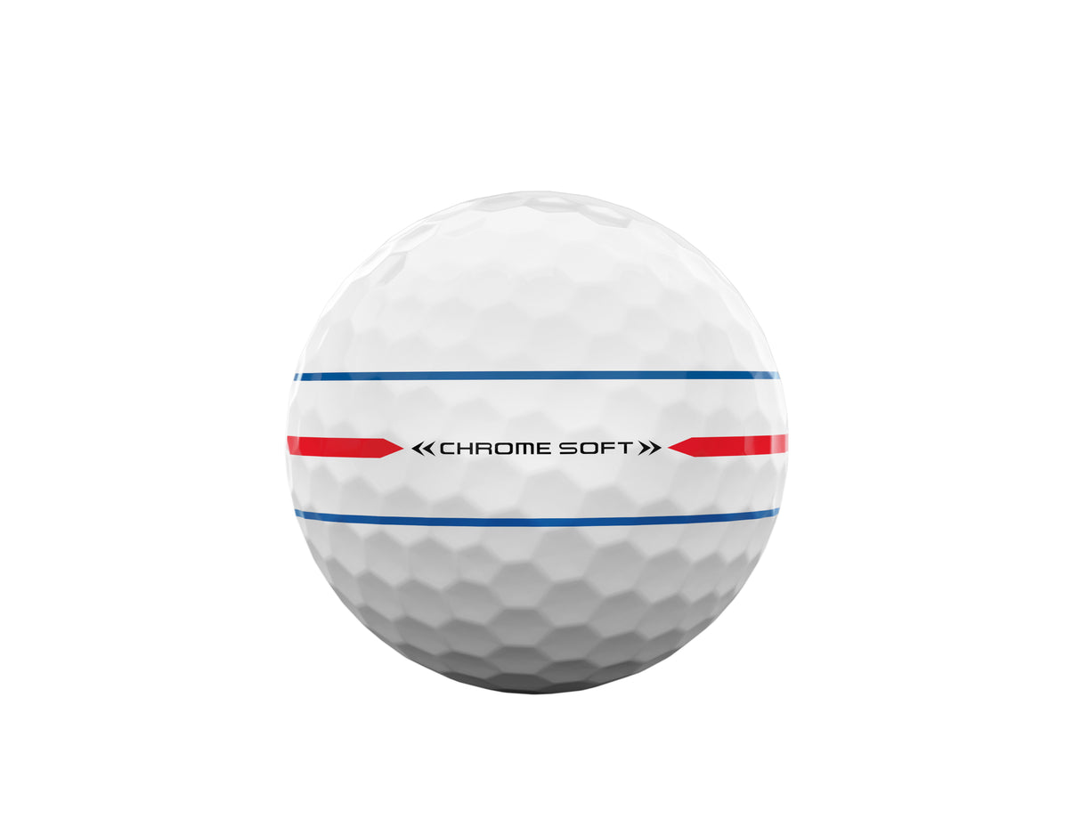 Callaway Chrome Soft 360 Triple Track Golfbälle - 12er-Pack Golfbälle Callaway