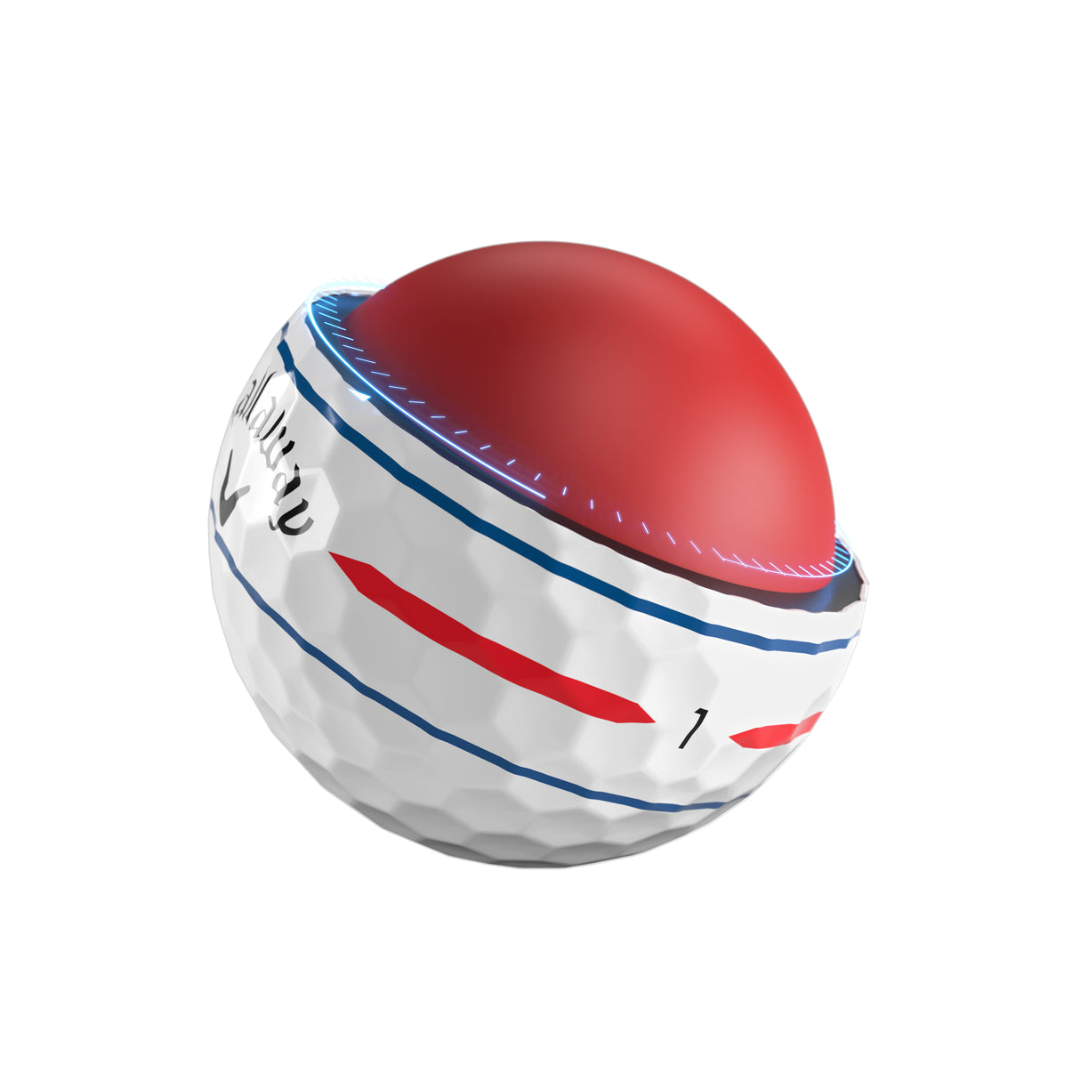 Callaway Chrome Soft 360 Triple Track Golfbälle - 12er-Pack Golfbälle Callaway