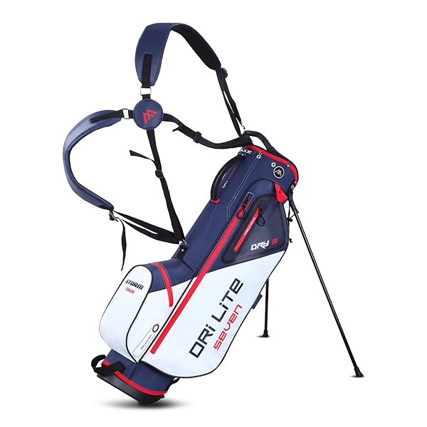 Big Max Dri Lite Seven G Standbag Carrybag Big Max White-Navy-Red
