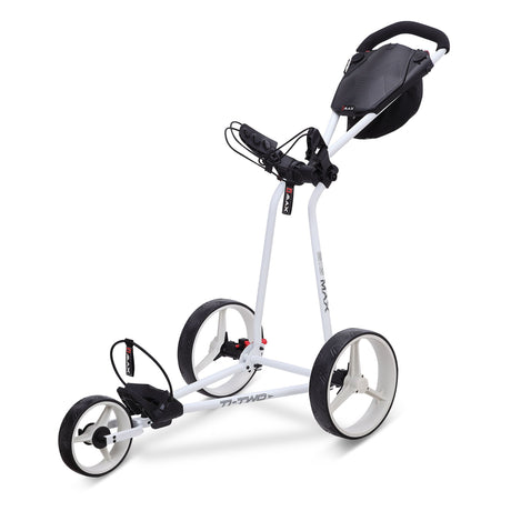 Big Max TI TWO Golftrolley - White (Inkl. Zubehör) Golftrolley Big Max