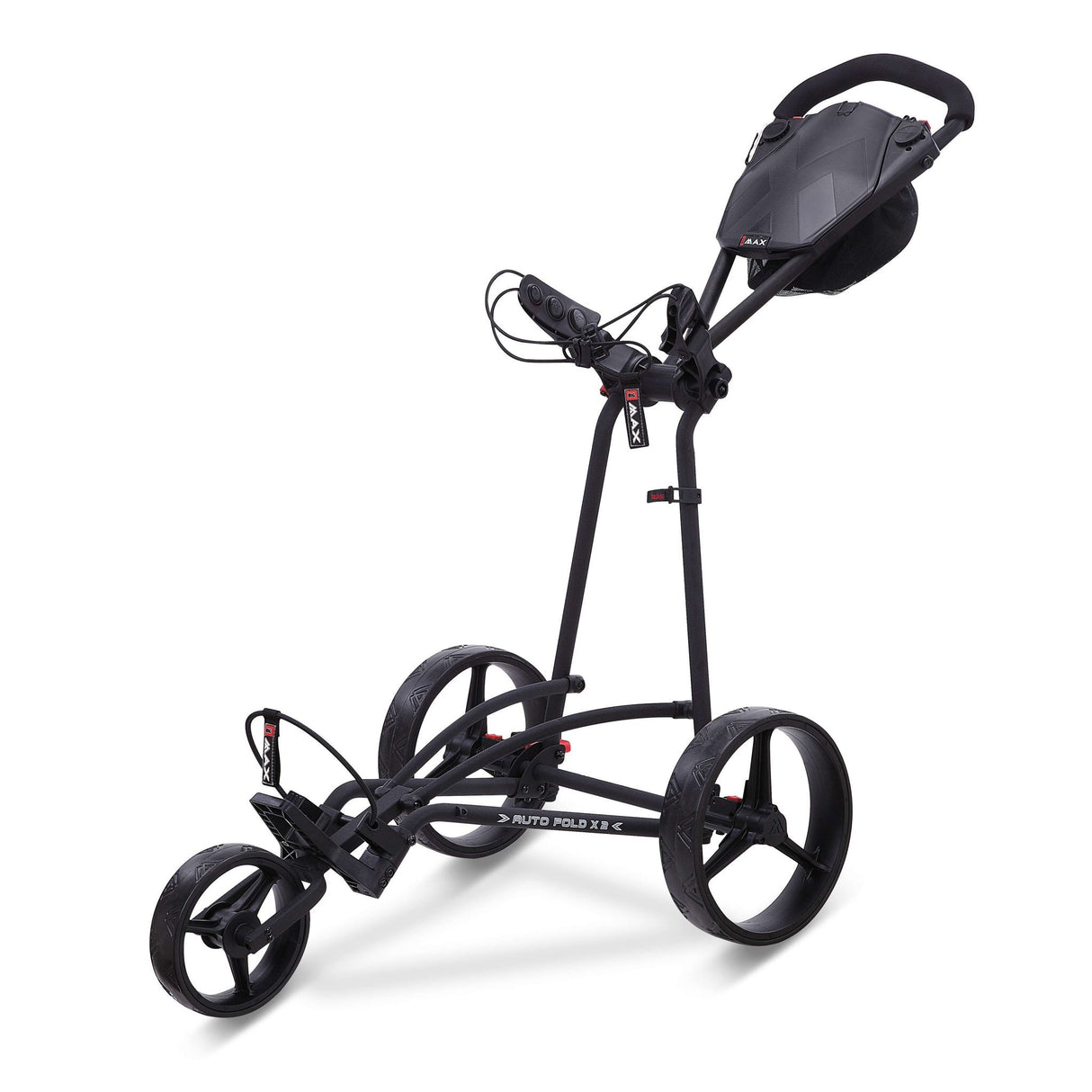 Big Max Autofold X2 Golftrolley - Phantom Black (Inkl. Zubehör) Golftrolley Big Max