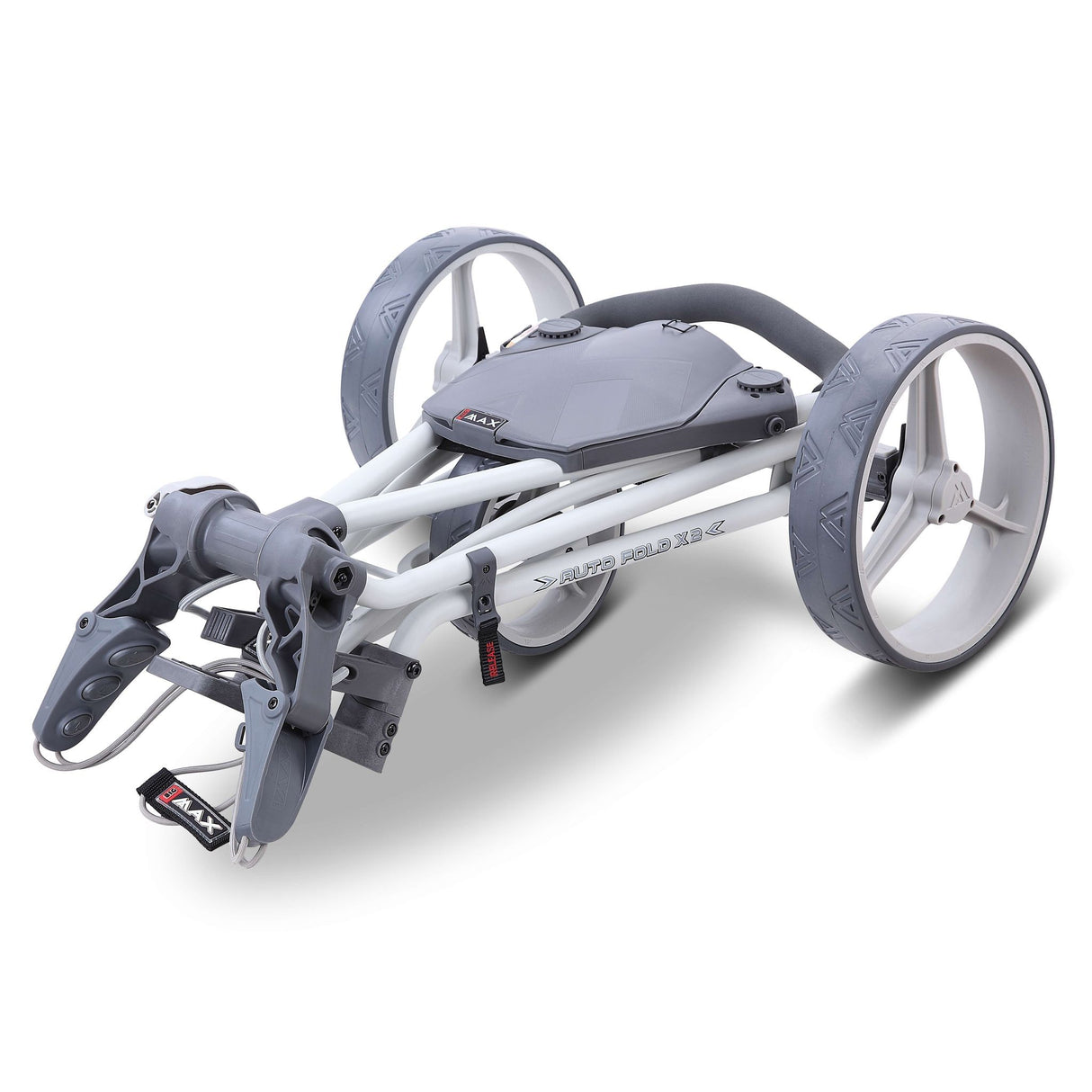 Big Max Autofold X2 Golftrolley - Grey Charcoal (Inkl. Zubehör) Golftrolley Big Max