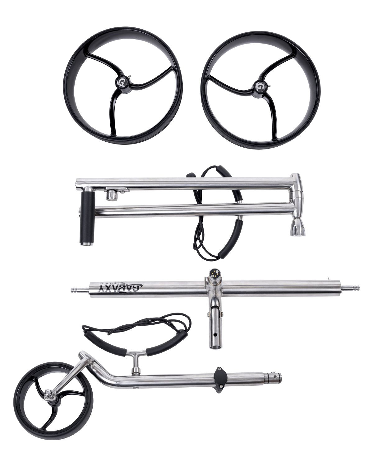 GALAXY Edelstahl Elektro Golf Trolley 2025 Golftrolley Elektrisch Galaxy Golf