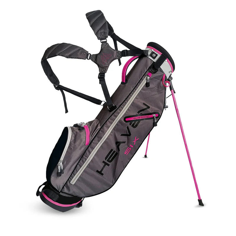 Big Max Heaven Six Standbag (2024) Carrybag Big Max charcoal-silver-fuchsia
