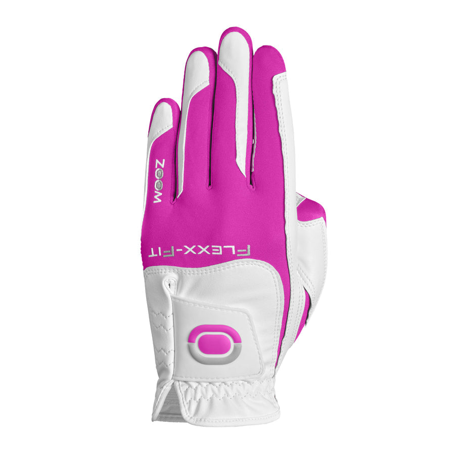 Zoom Hybrid Glove - 6er Pack Big Max Ladies White-Fuchsia Left