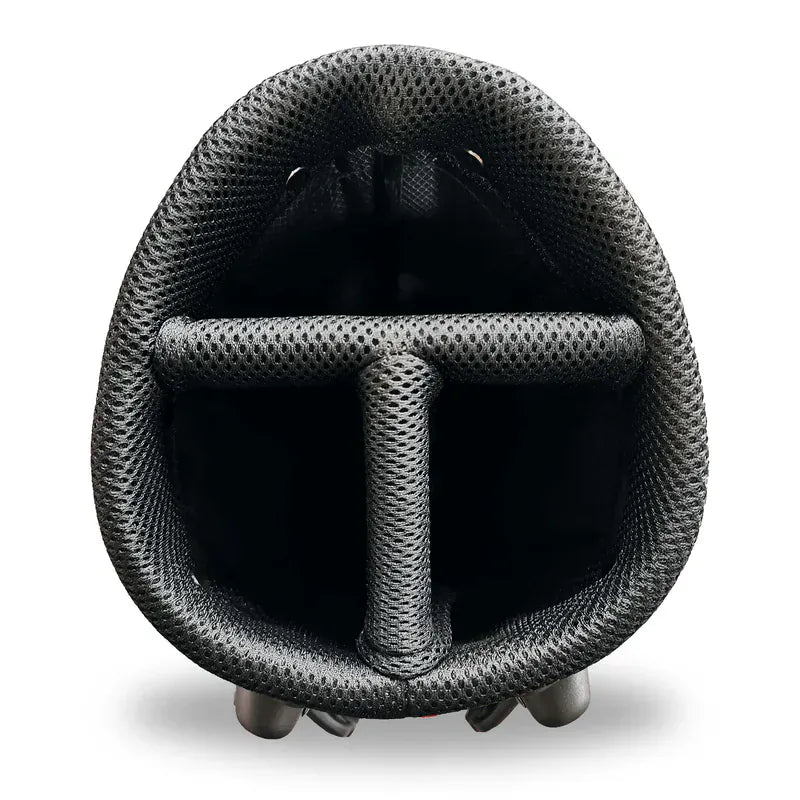 Big Max Heaven Six Standbag in Anthrazit mit sechs Fächern und gepolstertem Innenraum.