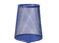 Ersatzpapierkorb Standard Golf Blau mit Spike - 34 Liter Abfallkörbe Golftech