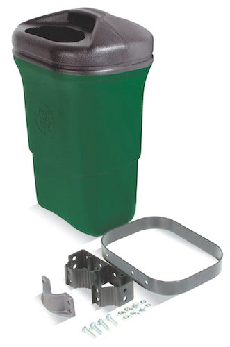 Recycling Center Single Unit Grün Abfallkörbe Golftech