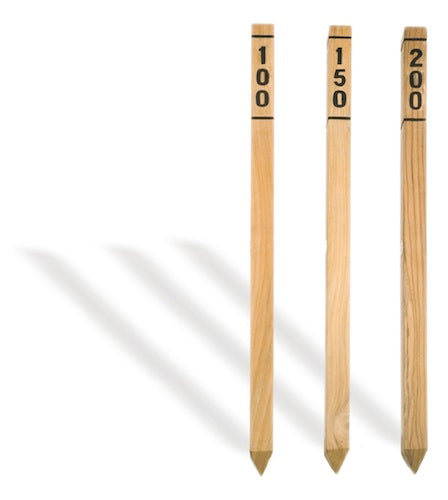 Entfernungsmarker Teak Distanz 150 Markierungsmarker Golftech
